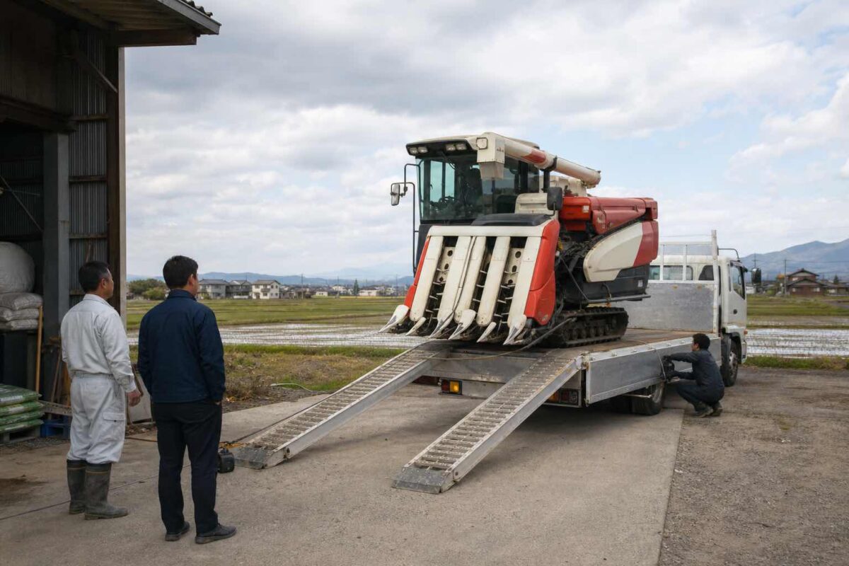 コンバインの主な売却方法と相場への影響