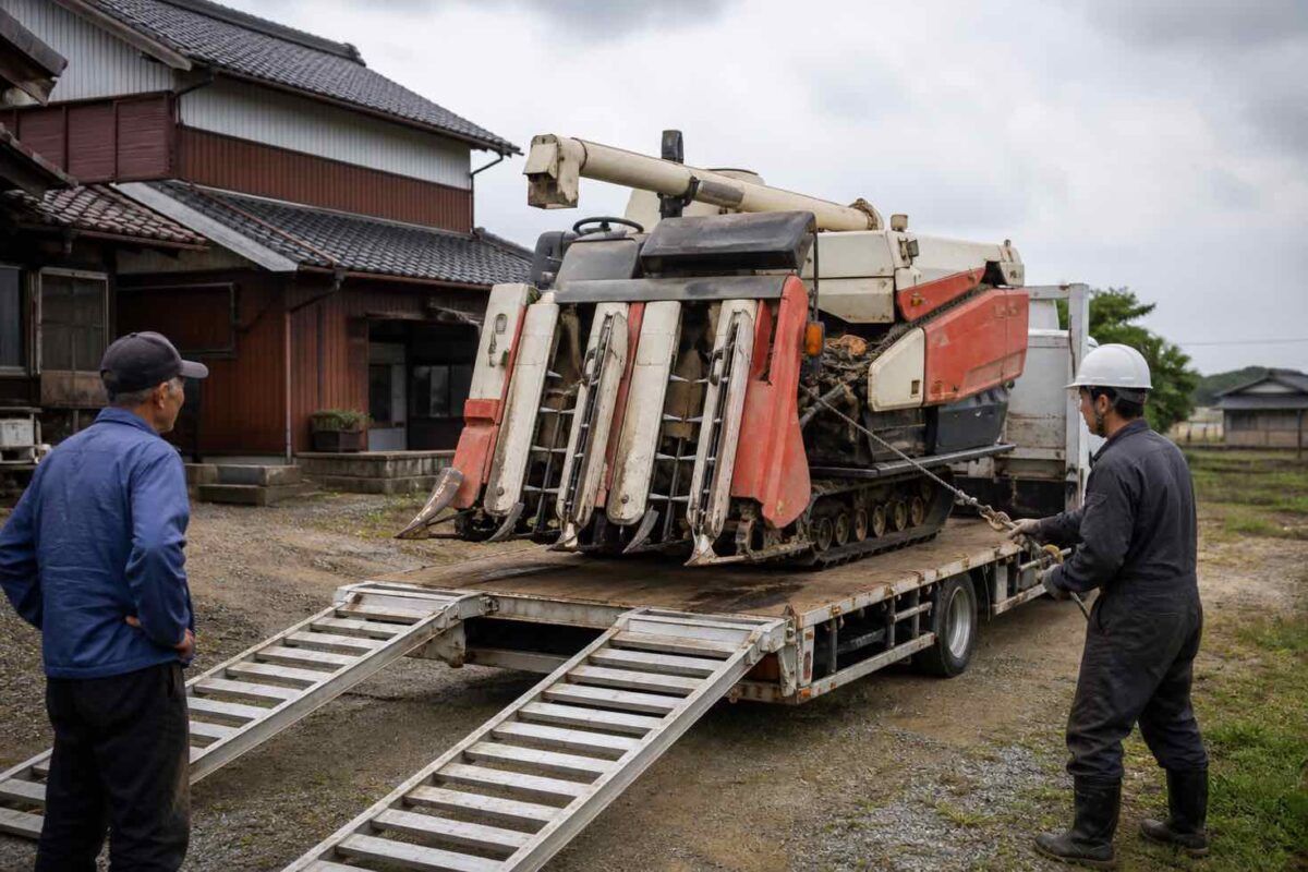 寿命間近・寿命超えのコンバインでも売却できる