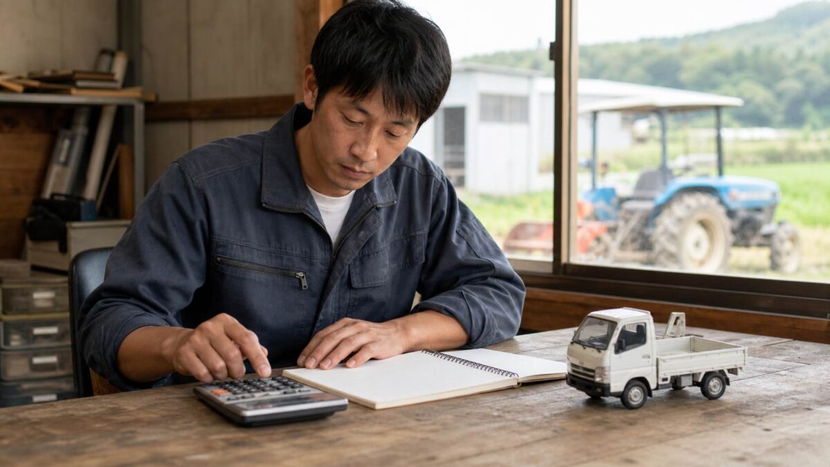 トラックの減価償却と耐用年数の計算