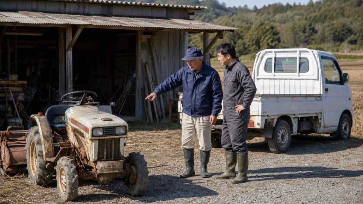 使わなくなったトラックや農機具を手放すには