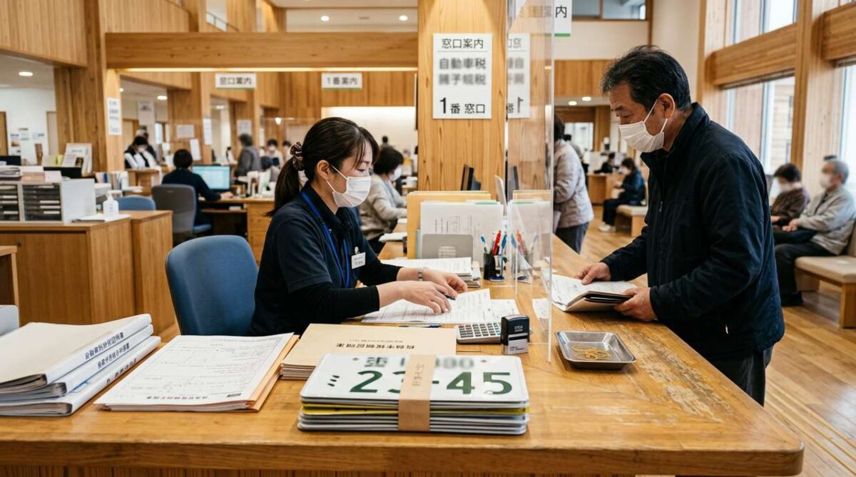 廃車_ナンバー返納で税金を止めるイメージ